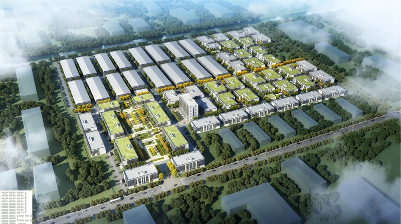 中南高科・徐州智能制造产业园 标准厂房出售 单层钢结构厂房出售 二层三层框架厂房出售